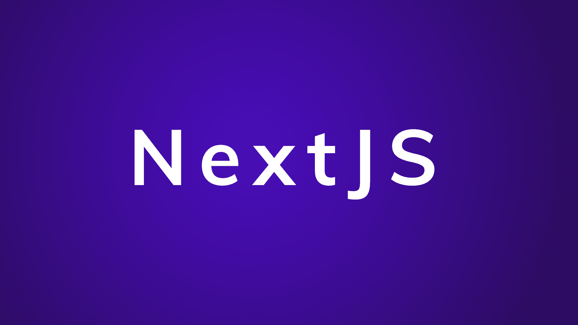 התחלה עם NextJS